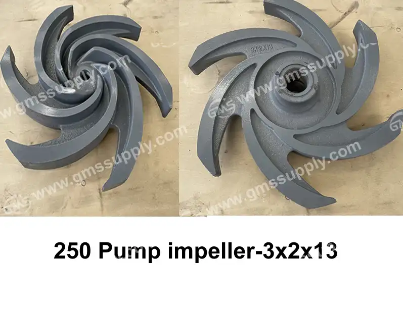 Hard Iron 3X2X13 Centrifugal Pump Impeller/19203-01-30A P25D233H for Drilling Rigs